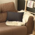 thumbnail image 1 of HomeRoots 399440 Noir Solide Coussin Lombaire & 44; Couleur Multi, 1 of 1