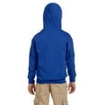 thumbnail image 2 of The Gildan Youth Heavy Blend 8 oz, 50/50 Full-Zip Hood - ROYAL - L, 2 of 2