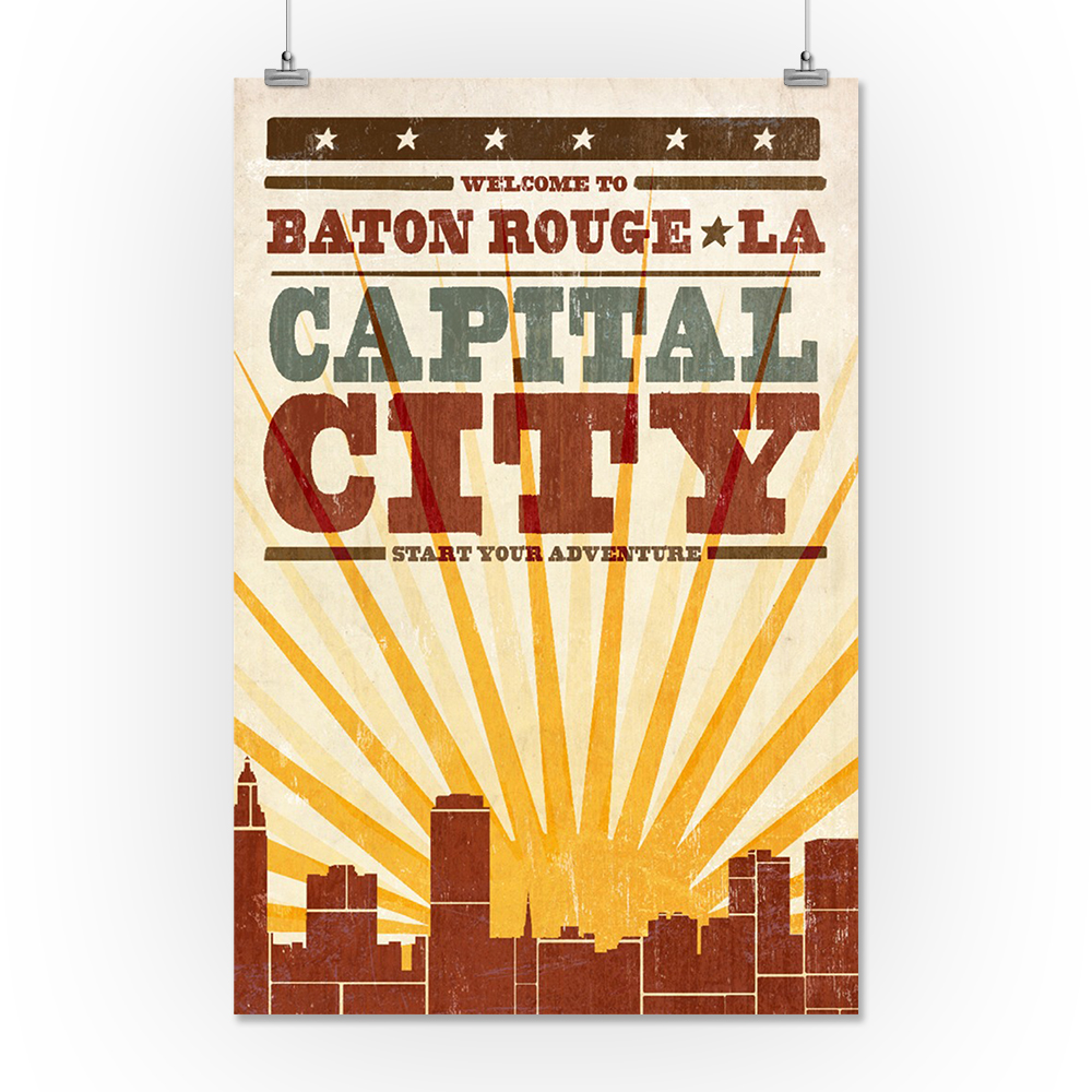 Louisiana Poster Louisiana Skyline Louisiana Watercolor Louisiana I love you from here to Louisiana Louisiana Print Louisiana Art