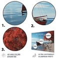 thumbnail image 3 of Designart "Reflecting Coastline II" Nautical & Beach Metal Art Living Room, 3 of 5