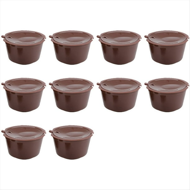de Filtro de Café Recargable, Adaptador de Compatible, Kit Compatible con Cápsulas de Máquina Reutilizables