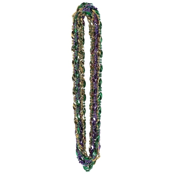 Beistle Mardi Gras Party Swirl Beads (Case of 144)