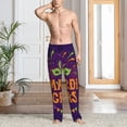 thumbnail image 6 of Lsque Mardi Gras2 Print Men's Pajama Pants, Lounge Pant - Comfortable Home Wear,Elastic Waistband, Stylish Design-Large, 6 of 9