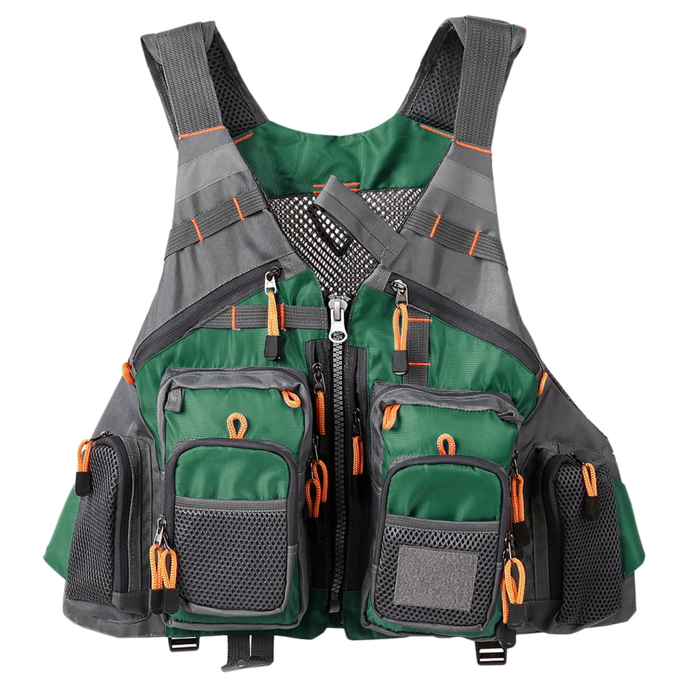 Lixada Fly Fishing Vest with Breathable Mesh for Outdoor Fishing Activities 