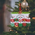 thumbnail image 2 of RV Familia de manoplas personalizada de 10 adornos para árbol de Navidad Colección de tradición familiar 2022 para padres, abuelos, hijos, nietos y amigos, 2 of 4