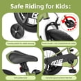 thumbnail image 3 of Korimefa 16 inch Kids Bike for Boys Ages 6-9, Steel Frame, Adjustable Seat Grows with your Child, Removable Training Wheels, Easy Assembly, Toddler Bicycle, 3 of 9