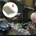 thumbnail image 2 of 39pcs War Scenics Four Seasons Static Grass Tufts Railway Railroad Wargame Green, 2 of 8