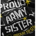 thumbnail image 4 of Military Logo Proud US Army Sister Youth T Shirt Tee Girls Infant Toddler Brisco Brands 3T, 4 of 5