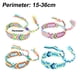 thumbnail image 2 of Pulseras tejidas de la amistad con cierre de nudo corredizo para mujeres, niñas y hombres – Ajustables (paquete de 4), 2 of 5