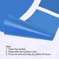 thumbnail image 4 of PATIKIL 6x2.5" Footprint Sticker, 4 Pairs PVC Shoes Floor Decal Sign for Class Decor Stair Guide, Sky Blue, 4 of 6