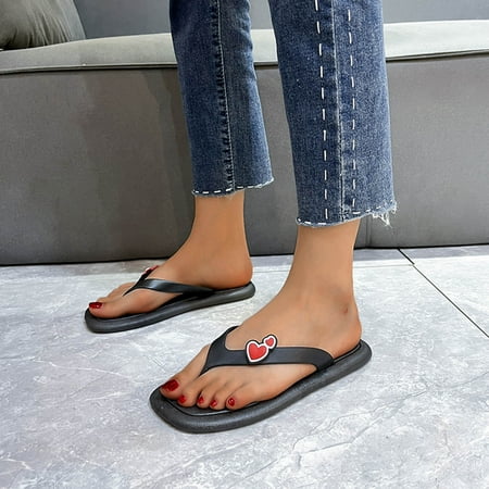 

Aayomet Women S Slippers Women s Original Universal Comfortable Quick-Drying Casual Sport Sandal Black 8