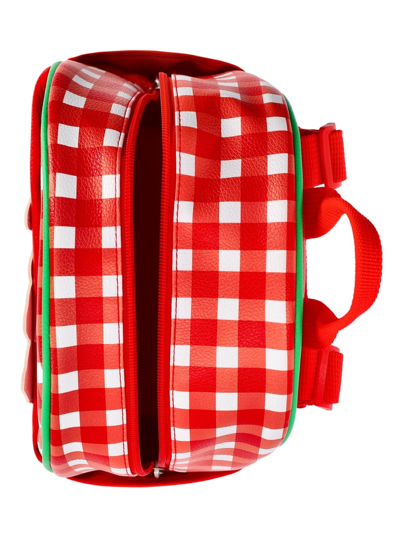 Bluey Women's Pizza Delivery Faux Leather Mini Backpack, 10.5