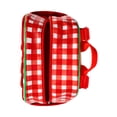 thumbnail image 4 of Bluey Women's Pizza Delivery Faux Leather Mini Backpack, 10.5", Red Gingham, 4 of 5
