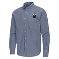 thumbnail image 2 of Men's Antigua Navy Edmonton Oilers Ellis Tri-Blend Long Sleeve Button-Down Shirt, 2 of 3