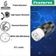 thumbnail image 4 of Conector de Generador NEMA SS2-50R de 50 Amperios, Conector de Hoja Recta de , Conexión A de 3 y 4 Cables 125 V/250 V, 4 of 5