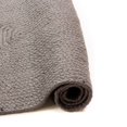thumbnail image 2 of Super Area Rugs Solid Braided Rug Charcoal 5' x 8' 5' x 8', 2 of 5