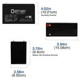 thumbnail image 2 of 12V 8Ah SLA Battery Replaces Hewlett Packard PowerWise L900 - 2 Pack, 2 of 6