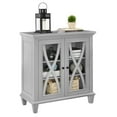 thumbnail image 4 of Ameriwood Home Ellington Double Door Accent Cabinet, Multiple Colors - Gray, 4 of 9