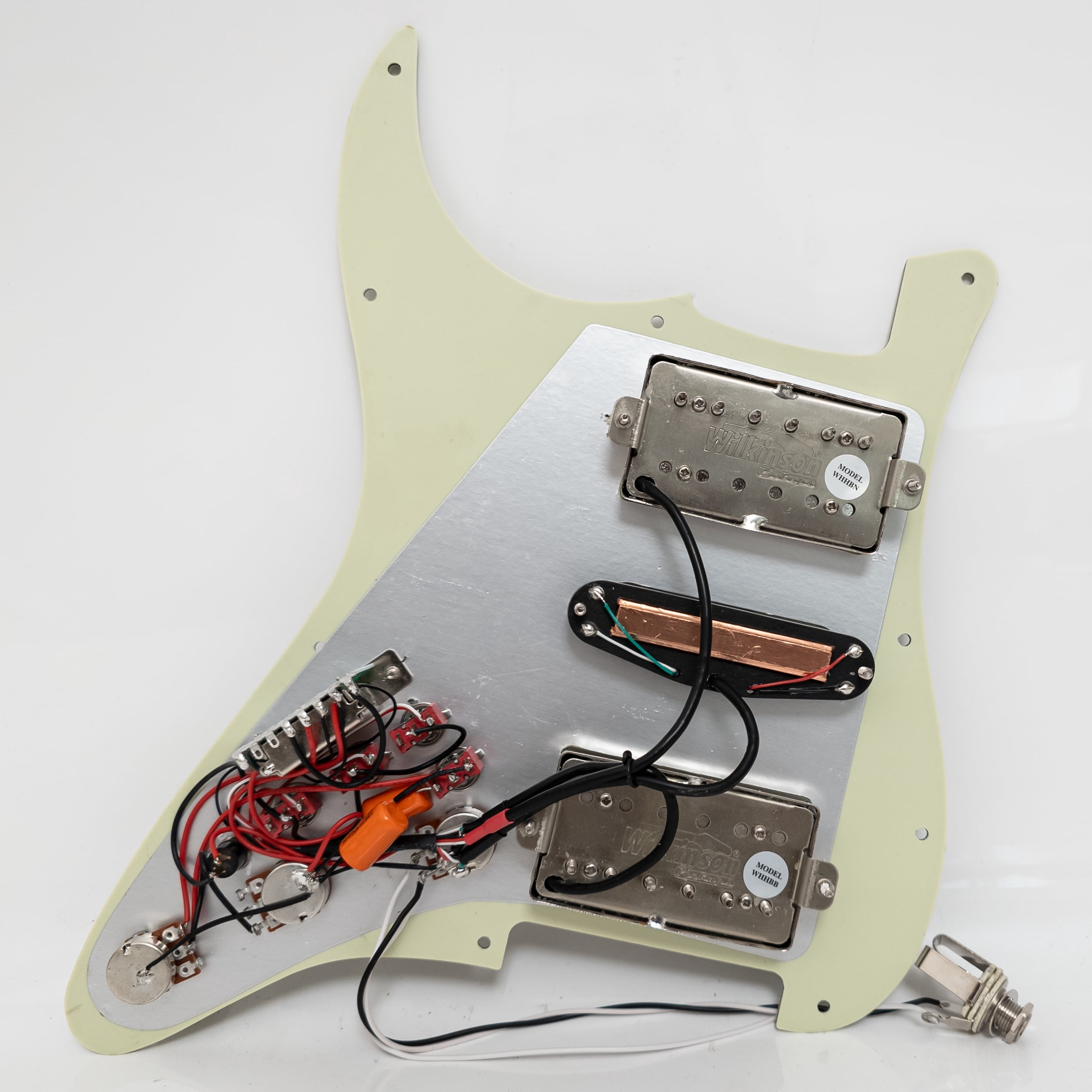 SSH 11-Hole Aluminum Anodized St Pickguard Set for Fender Stratocaster US/Mexico Modern Standard SSH Style Guitars