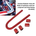 thumbnail image 3 of 48 Inch Radiator Flexible Coolant Water Hose Kit with Cap Clamp Stainless Steel Universal Engine Cooling Water Hose Kit, 3 of 7