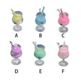thumbnail image 3 of Toystoory Cuelgue las tazas de té de la leche Goblet Drop Bracelet Accesorio Colgante Decoraciones DIY Joyería Artesanía Llaveros Regalos para mujeres Artesanía azul claro Toystoory HA061537-02, 3 of 6