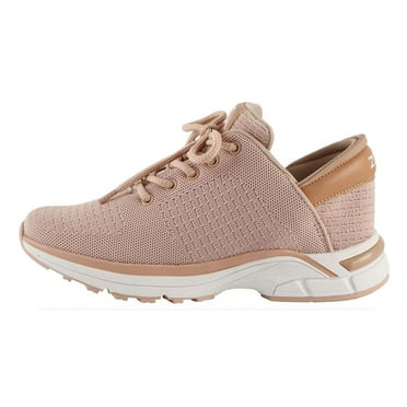 Zeba Women's Hands Free Slip-On Walking Shoes (Pink, 7)