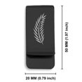 thumbnail image 2 of Stainless Steel Religious Palm Branch Classic Slim Money Clip Credit Card Holder, 2 of 2