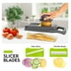 thumbnail image 3 of Cortador y Rallador de Verduras 16 en 1 Verde, 3 of 5