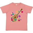 thumbnail image 3 of Inktastic Acoustic Guitar with Colorful Flowers Boys or Girls Toddler T-Shirt, 3 of 5
