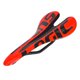 thumbnail image 1 of Asiento de sillín de bicicleta de montaña ultraligero de fibra de carbono brillante para exteriores, hueco, color rojo, 1 of 9