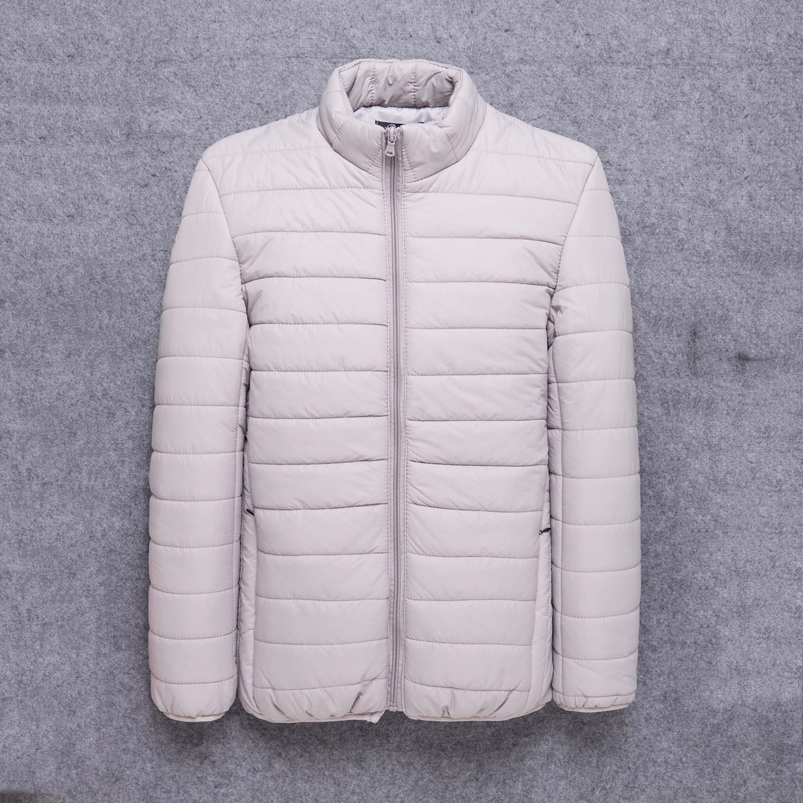 Women's Puffer Jackets Quilted Packable Puffy Coats Lightweight Winter Warm Zip Up Down Jacket Stand Collar