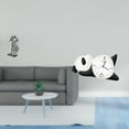 thumbnail image 2 of Figura de escritorio,Estatua de caballero,estatuilla,escultura,artesanía,decoración de escritorio,Reloj de pared,Reloj de pared Panda Decoración del hogar Lindo Creativo,Reloj de pared con, 2 of 8