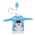 thumbnail image 1 of 1 juego de fundas para botellas de vino de Navidad, regalos de fiesta de Navidad, fundas decorativas para botellas de vino, 1 of 7