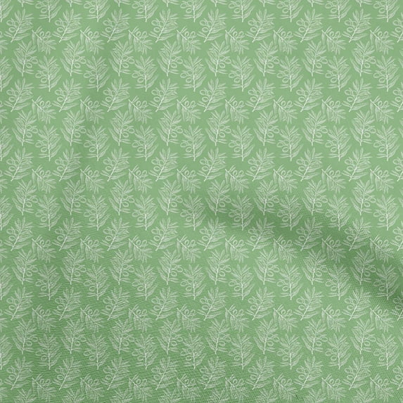 oneOone Velvet Light Green Fabric Asian Block Sewing Material Print Fabric By The Yard 58 Inch Wide