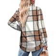 thumbnail image 3 of Qaspx Long Sleeve Shirts for Women Crewneck Lightweight Sweatshirts Fall Casual Tunic Tops, 3 of 6