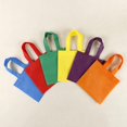 thumbnail image 4 of 12PCS 15x15cm Solid Color Eco-Friendly Handbags Portable Tote Bags Nonwoven Storage Pouches Packaging Bags (Random Color), 4 of 7