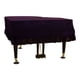 thumbnail image 5 of Funda de piano de terciopelo dorado Funda de piano Funda de piano triangular (excluida la funda del taburete), 5 of 5