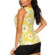 thumbnail image 3 of Balery Daisies Flowers Camiseta sin mangas estampada ligera para mujer, tops de entrenamiento sin mangas, camisetas de yoga transpirables de secado rápido.-Large, 3 of 7