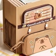 thumbnail image 4 of ZheElen Primary School Capacity Kit Cartoon Canvas With Pockets Detachable Case Tutoring Book Cartoon Large Capacity Kit type+4, 4 of 6