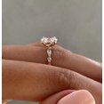 thumbnail image 5 of solitaire jewels 1.5CT Oval Moissanite Hidden Halo Engagement Ring For Women, 14K Rose Gold, 5 of 6