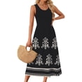 thumbnail image 5 of Fantaslook Summer Dresses for Women Sleeveless Casual Long Dress Beach Vacation Sundresses with Pockets, 5 of 10