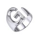 thumbnail image 1 of Anillo de moda para mujer, anillo de pareja, anillo de apertura de 26 letras, joyería Wmkox8yi  sjalhkljlk2532, 1 of 1