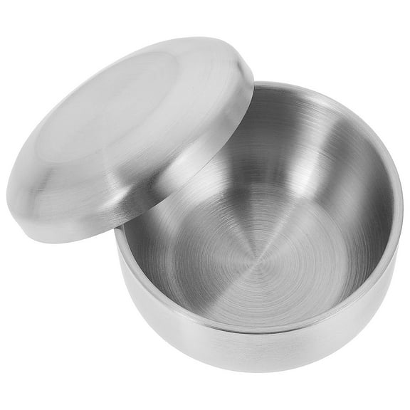 WEUVEB Silver Stainless Steel Multipurpose Salad and Soup Bowl for Home