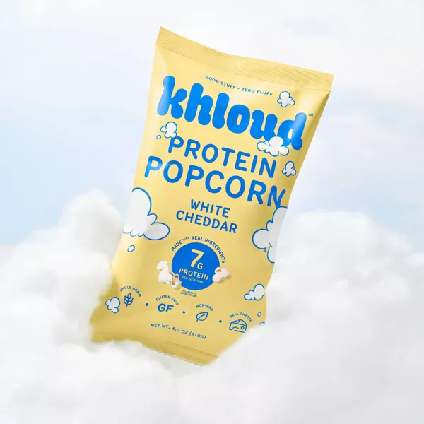 Khloud Protein Popcorn - Pack of 2 (White Cheddar)