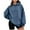Navy, variant on Women's Oversized Hoodies Fleece Sweatshirts with Pocket Fall Fashion Comfy Pullover Sweatshirt Winter Loungewear