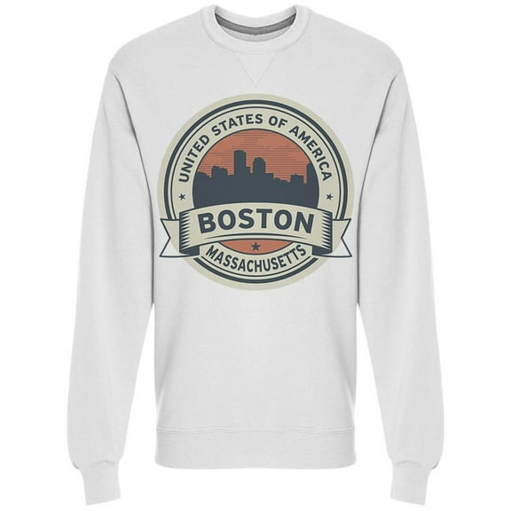 Usa Boston Sweatshirt Men -Image by Shutterstock, Male x-Large