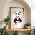 thumbnail image 5 of Xmas Panda - Illustration Animal Humor Winter Wildlife Christmas Surrealism Unframed Wall Art Print 8 x 12 inches, 5 of 60