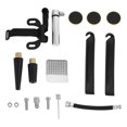 thumbnail image 4 of Shisuyan Portable Bike Pump with Locking Buckle for Fast Inflation Lightweight Aluminum Alloy Silver Color Fits Under Water Bottle Cage, 4 of 8