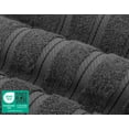 thumbnail image 5 of American Soft Linen Luxury 4 Piece Bath Towel Set, 100% Cotton Turkish Bath Towels for Bathroom, Dark Gray, 5 of 10
