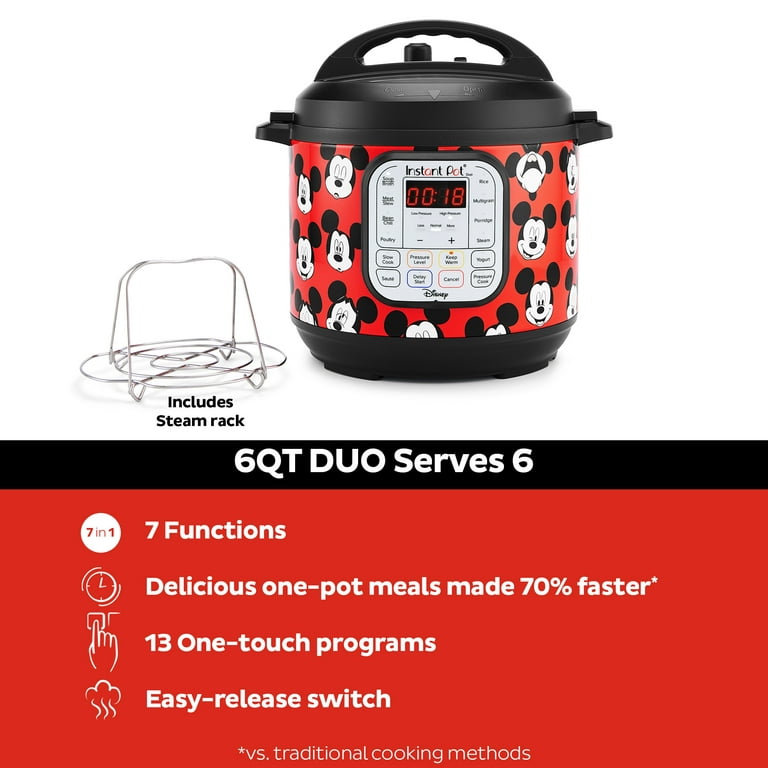 NICE Instant Pot Electric Pressure Cooker WITH MANUALS Model DUO 60 V3 6  Quart